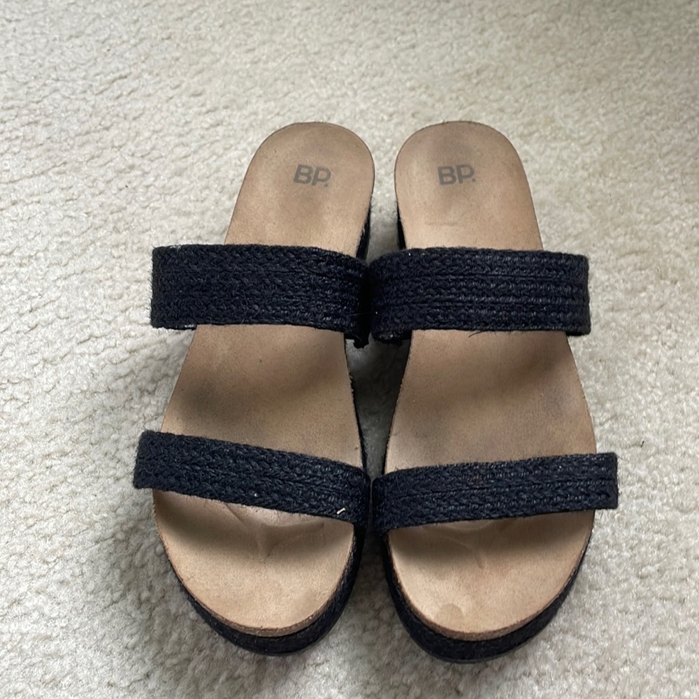Black sandals